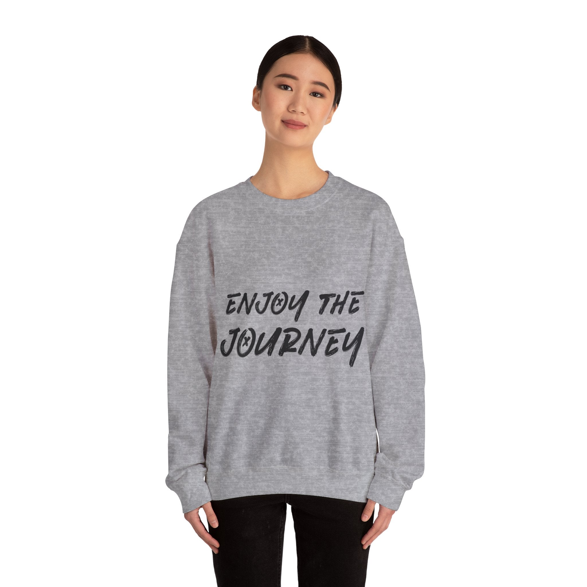 Image of Sudadera unisex de cuello redondo Heavy Blend™: cómoda, duradera y ecológica para una comodidad durante todo el año